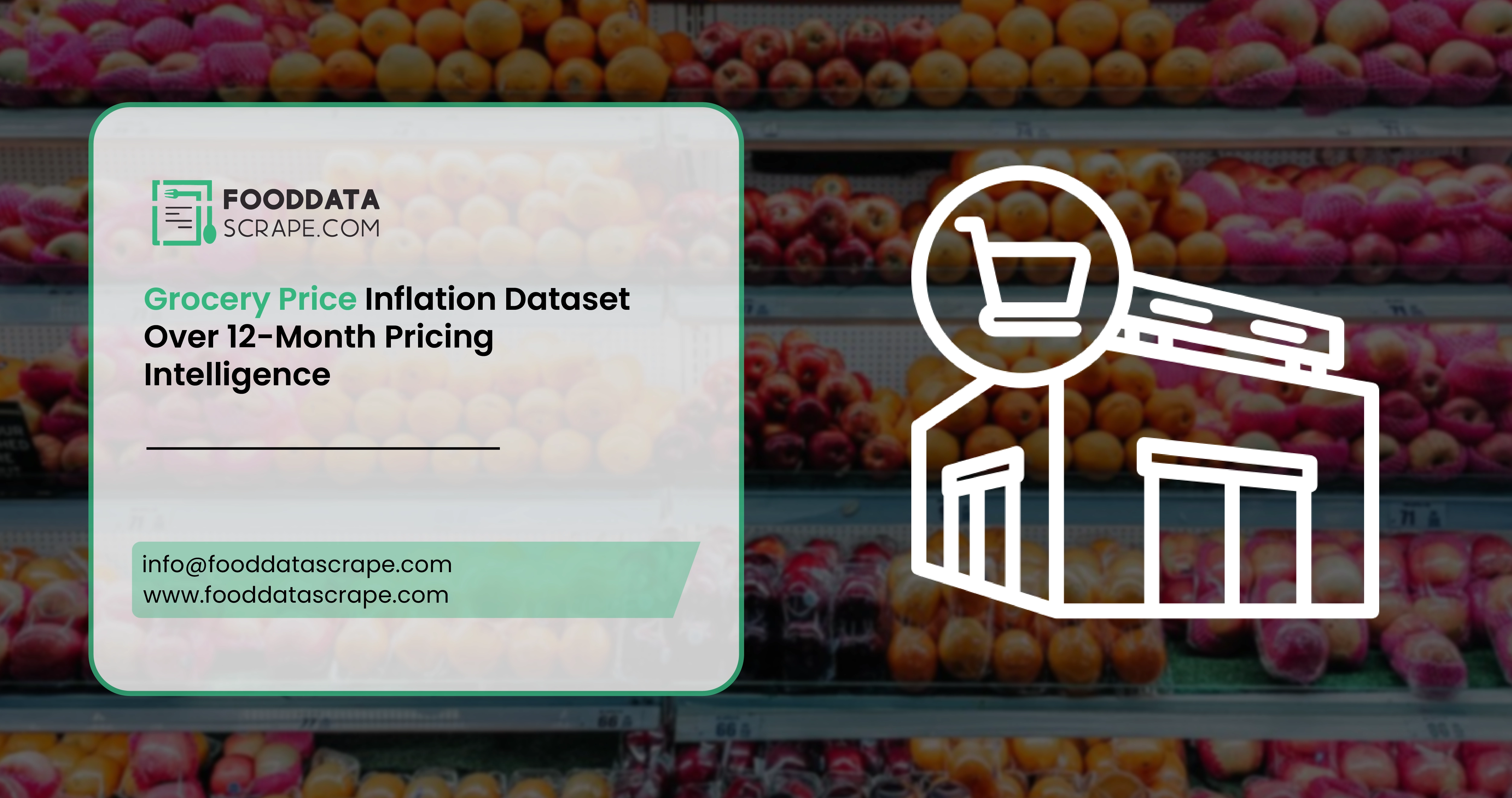 Grocery Price Inflation Dataset Over 12-Month Pricing Intelligence